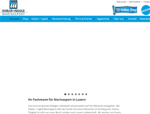 Tablet Screenshot of bootszubehoer.ch